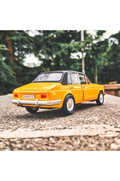 A2 Mkıı 1973 Efsane Koleksiyon Metal Araba 12cm Sarı - Resim 3