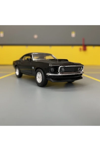 Ford Mustang Boss 429 1969 1/36 Ölçek Diecast Metal Model Araba Oyuncak Araba ürün görseli 1