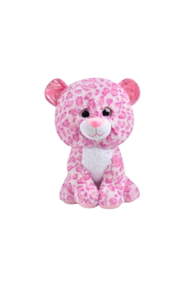 Sevimli Leopar Peluş Oyuncak Hediyelik Uyku Arkadaşı 17 cm - Resim 2