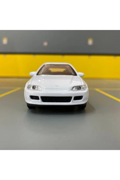 Honda Civic Eg6 1/36 Ölçek Diecast Metal Model Araba Oyunca Araba - Resim 2