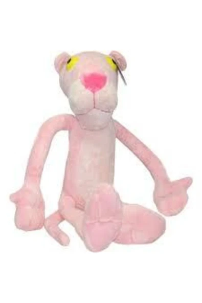 Pembe Panter Peluş Uyku Arkadaşı Ithal Organic Kumaş 35 Cm - Resim 3