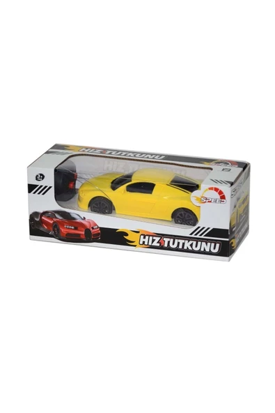 Yarım Fonksiyon Uzaktan Kumandalı Araba Sarı ürün görseli 1