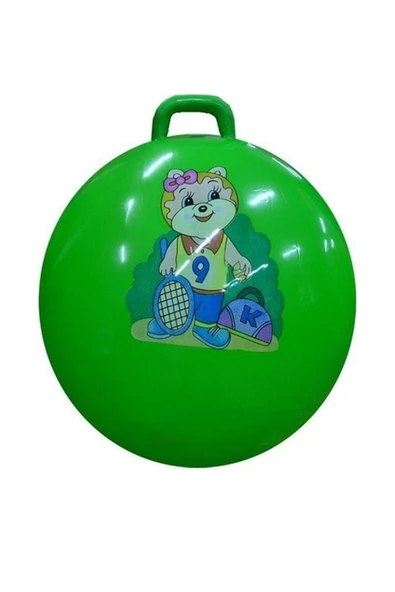 Yeşil Pilates Zıp Zıp Topu 45 Cm Pompa Hediyeli - Resim 2