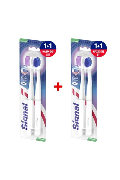 Signal Diş Fırçası Gum Pro Nazik Bakım Yumuşak 1 1 X2 - Resim 2