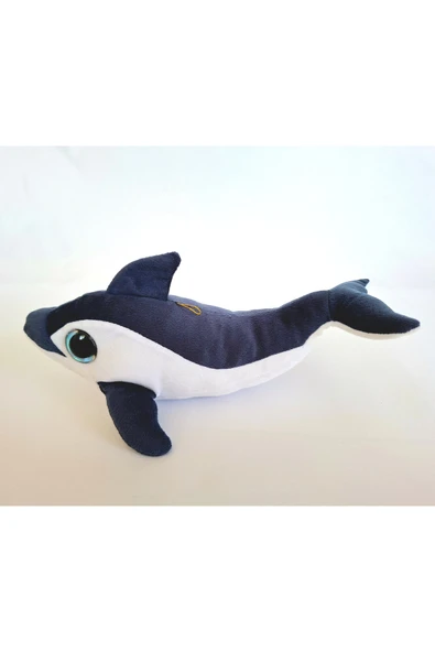 Peluş Oyuncak Balık 25cm Sevimli Pelüş Yunus Hediyelik Peluş Oyuncak Yunus Balığı - Resim 2