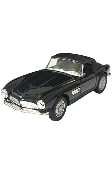 Bmw 507 Model Araba 1956 Model 1/36 Ölçek Siyah 12 cm - Resim 2