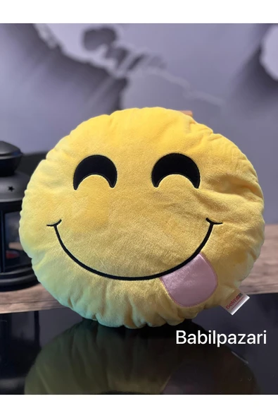 ÇILGIN PELUŞ YASTIK TATLI EMOJİ ürün görseli 1