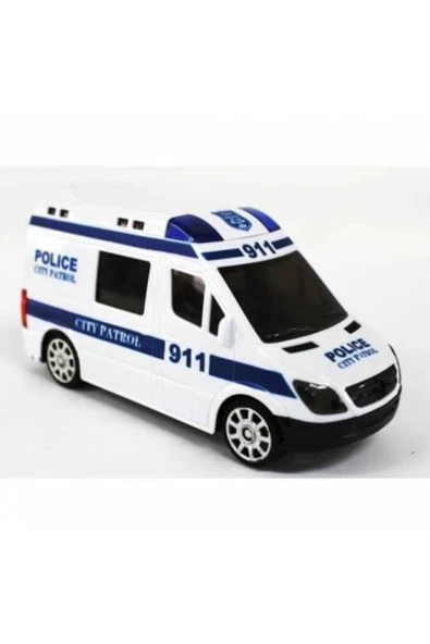 Pilli Sesli Işıklı Polis Ekip Otosu ürün görseli 1