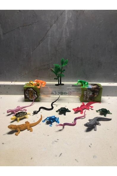Vahşi Sürüngen Hayvanlar Oyuncak 13’lü Karakter Figür Set Animal Planet ürün görseli 1