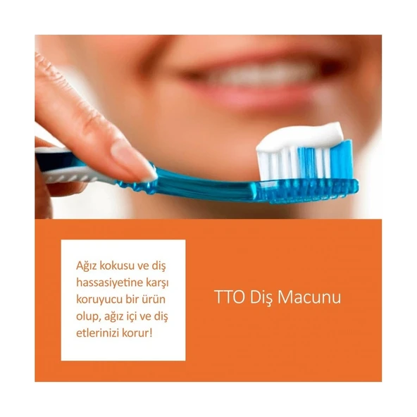 TTO Ferahlatıcı Diş Macunu Ağız Kokusuna Karşı Etkili 75 GR Diş Sağlığı İçin - Resim 2