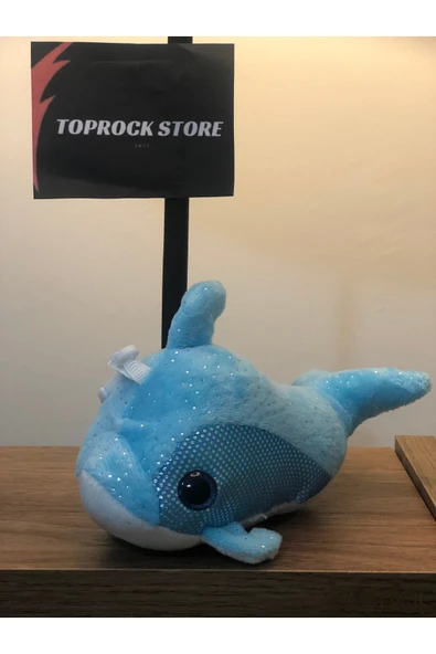 Sevimli Yunus Balığı Peluş Oyuncak Hediyelik Oyuncak Anahtarlık Uyku Arkadaşı 12 cm ürün görseli 1