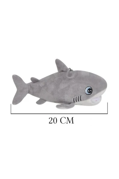 Peluş Köpek Balığı Oyuncak 20 Cm 1096 - Resim 3