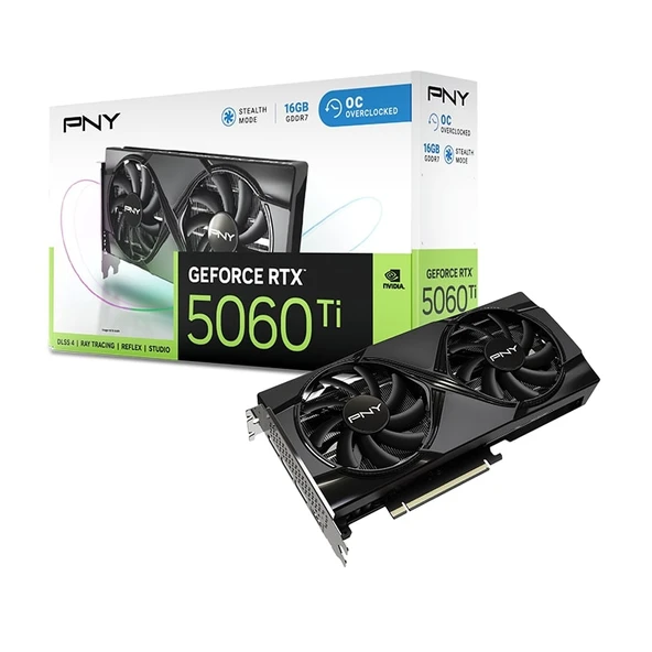 PNY RTX 5060 Ti OC 16GB GDDR7 128Bit (VCG5060T16DFXPB1-O) Ekran Kartı ürün görseli 1