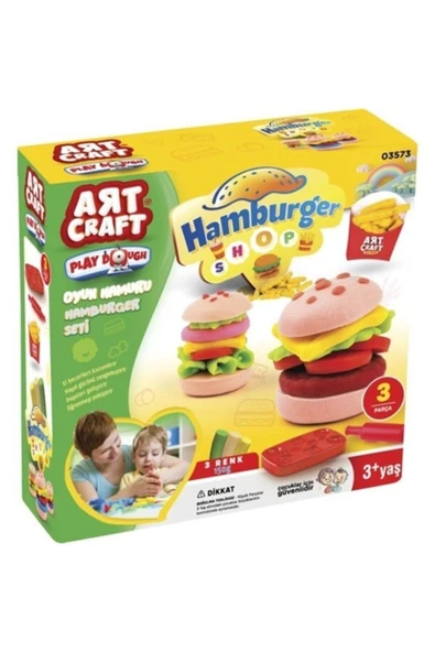 Oyuncak Art Craft Hamburger Set Oyun Hamuru 150 Gr ürün görseli 1