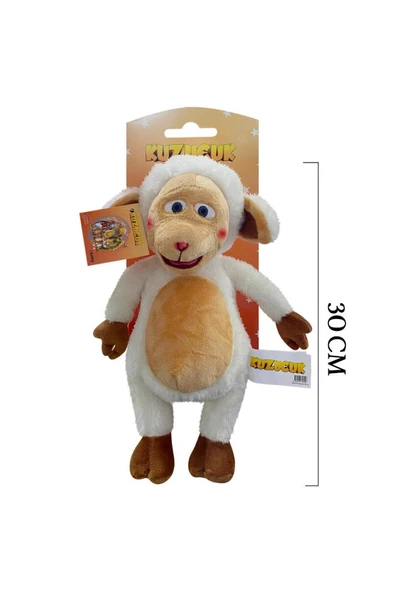 Sevimli Kuzucuk Peluş Oyuncak Uyku Arkadaşı 30 Cm - Resim 2