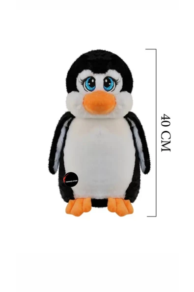 Penguen Peluş Oyuncak 40 Cm Ayakta Durabilen Tombul Penguen ürün görseli 1