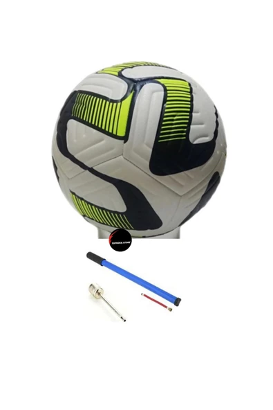 Dikişli Futbol Topu A Kalite Tüm Sahalara Uygun Şişirme Pompası Hediyeli ürün görseli 1