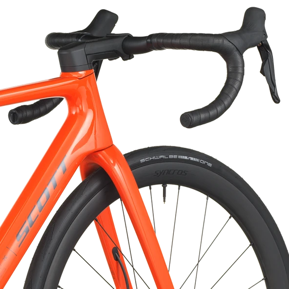 Scott Addict RC 30 Karbon Yol Bisikleti Flame Orange 2026 - Resim 5