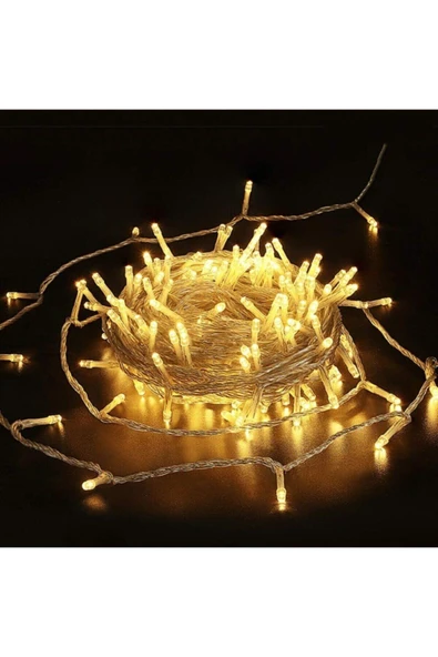 10 Metre 100 Ledli Fişli Led Işık Günışığı Dekor Lambası Yılbaşı Ağacı Işığı Organizasyon Led Işık ürün görseli 1