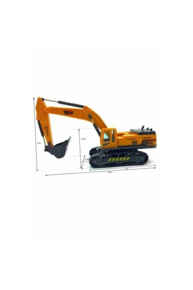 Oyuncak Metal Kepçe Excavator Iş Makinesi - Resim 3