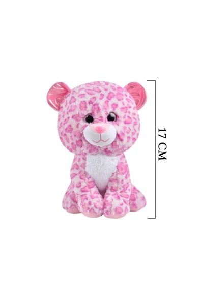 Sevimli Leopar Peluş Oyuncak Hediyelik Uyku Arkadaşı 17 cm ürün görseli 1