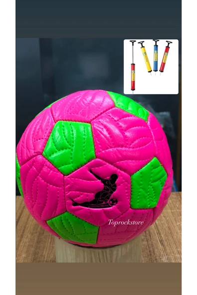 Küçük Futbol Topu 2 Numara Soft Top Şişirme Pompası Hediyeli - Resim 2