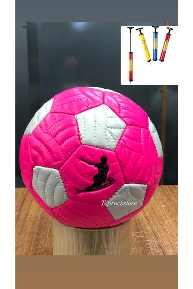 Küçük Futbol Topu 2 Numara Soft Top Şişirme Pompası - Resim 2