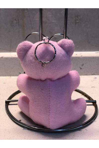 Sevimli Ayıcık Peluş Oyuncak Desenli Anahtarlık Uyku Arkadaşı Hediyelik 11 CM - Resim 2