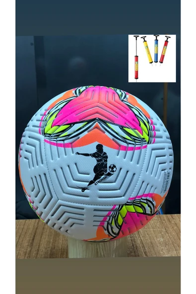 Dikişli Futbol Topu A Kalite 5 Numara Şişirme Pompası Hediyeli ürün görseli 1