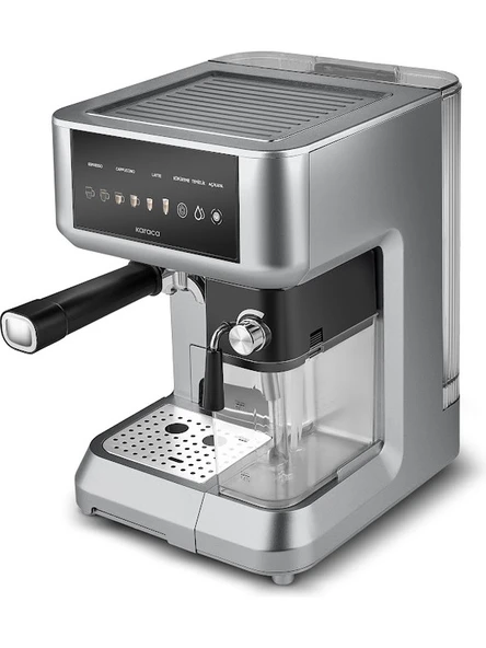 Karaca Mycaffe Barista S10 Entegre Süt Hazneli Otomatik Espresso Latte ve Cappuccino Mak. Galaxygrey ürün görseli 1