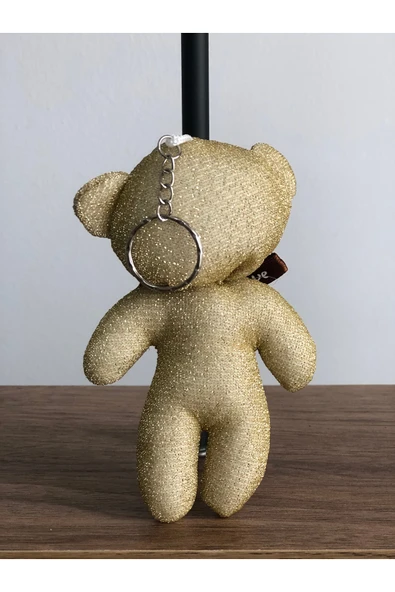 Sevimli Ayıcık Peluş Oyuncak Anahtarlık Uyku Arkadaşı Hediyelik 12 CM - Resim 2