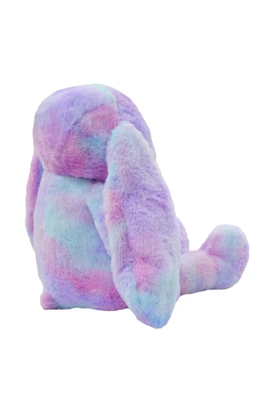Peluş Renkli ve Uzun Kulaklı Tavşan 55 Cm 62450 - Resim 2
