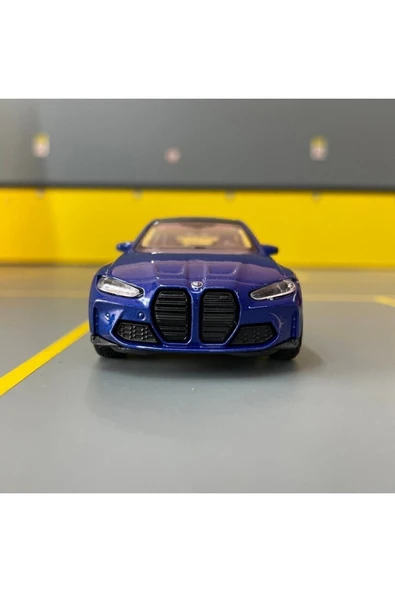 Bmw M4 1/36 Ölçek Diecast Metal Model Araba Oyunca Araba - Resim 2
