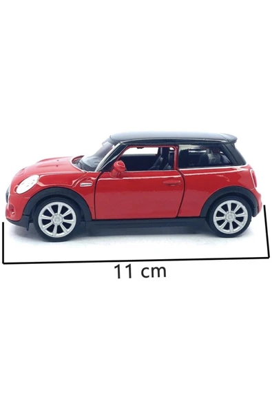 Mini Cooper Hatchback Metal Model Araba Die Cast 1/36 ürün görseli 1