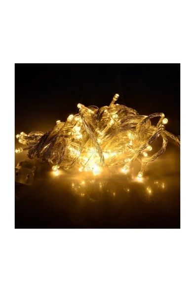 100 Ledli Fişli Led, Dekor Lambası 10m Günışığı Ve Beyaz Işık Yılbaşı Ağacı Işığı - Resim 2