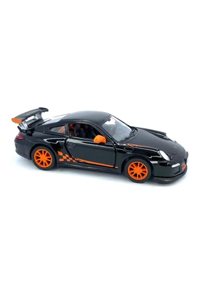 2010 Porsche 911 Gt3 Rs - Çek Bırak 5inch. Lisanslı Model Araba, Oyuncak Araba 1:36 - Resim 3