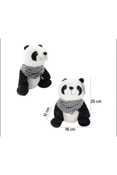Panda Peluş Uyku Arkadaşım 25 Cm Organic Kumaş ürün görseli 1
