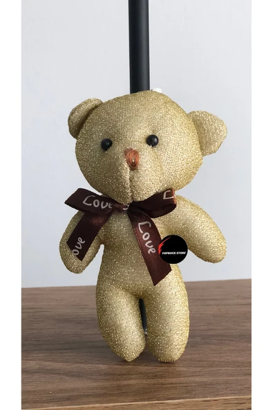 Sevimli Ayıcık Peluş Oyuncak Anahtarlık Uyku Arkadaşı Hediyelik 12 CM ürün görseli 1