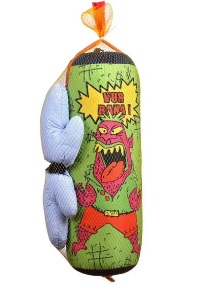 Çocuk Kum Boks Torbası + Eldiven - Resim 2