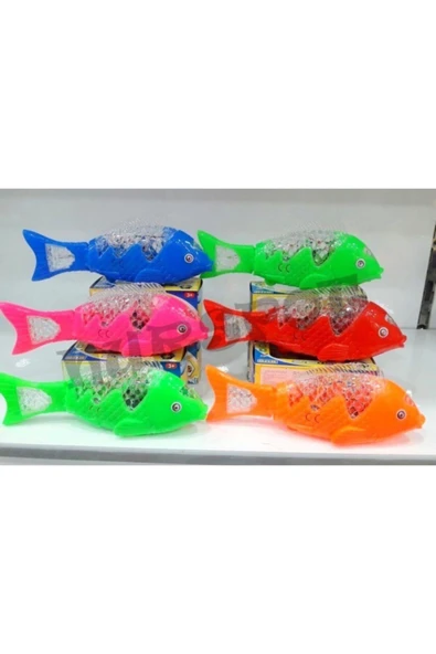 Müzikli Isikli Yürüyen 23 Cm Pilli Oyuncak Balik ürün görseli 1