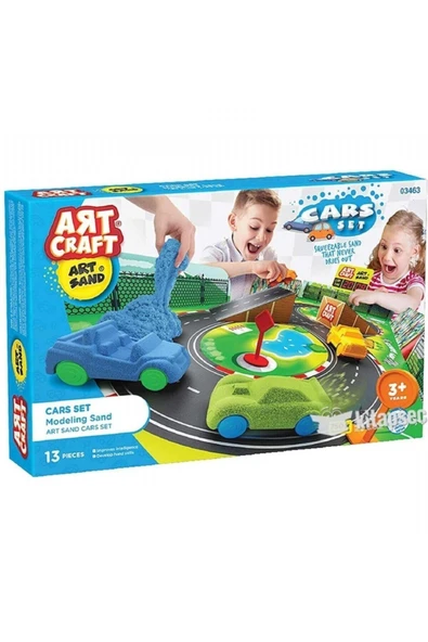 Marka: Art Craft Arabalar Kinetik Oyun Kumu Seti Kategori: Oyuncak Arabalar ürün görseli 1