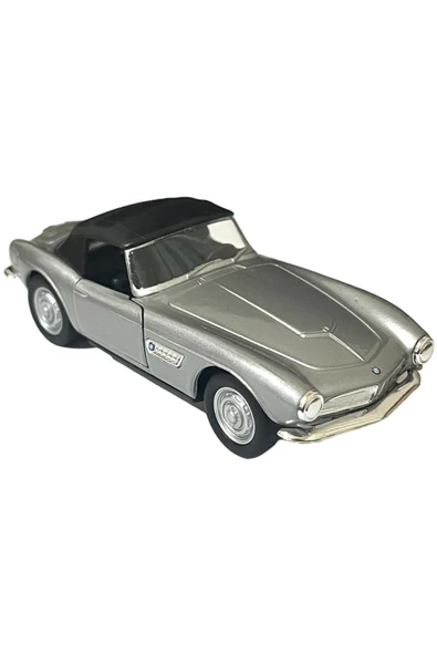 Bmw 507 Model Araba 1956 Model 1/36 Ölçek Gri 12 cm - Resim 2