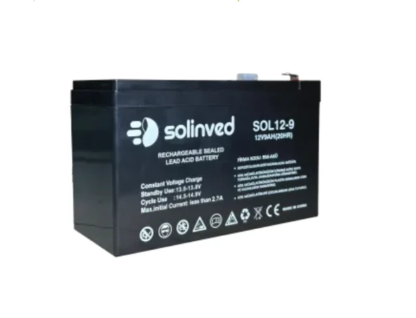 12V 9AH Ups Ve Alarm Aküsü - Resim 3