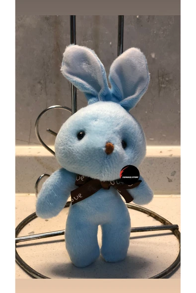 Sevimli Tavşan Peluş Oyuncak Anahtarlık Uyku Arkadaşı Hediyelik 12 CM ürün görseli 1