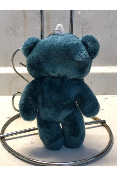 Sevimli Ayıcık Peluş Oyuncak Anahtarlık Uyku Arkadaşı Hediyelik 12 CM - Resim 2