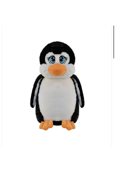 Penguen Peluş Oyuncak 40 Cm Ayakta Durabilen Tombul Penguen - Resim 2