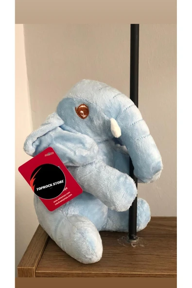 Sevimli Fil Peluş Oyuncak Uyku Arkadaşı Hediyelik Paluş 20 Cm - Resim 2