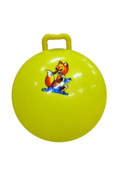 Şişirme Pompası Hediyeli Zıp Zıp Kanguru Zıplama Plates Topu - Resim 2