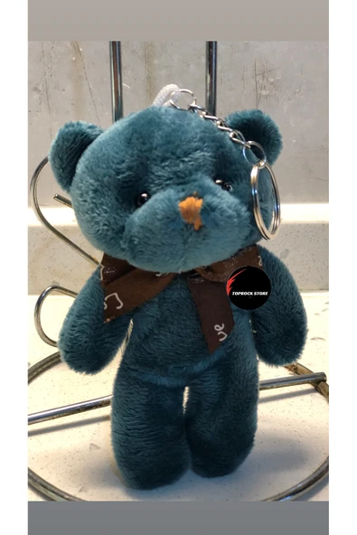 Sevimli Ayıcık Peluş Oyuncak Anahtarlık Uyku Arkadaşı Hediyelik 12 CM ürün görseli 1