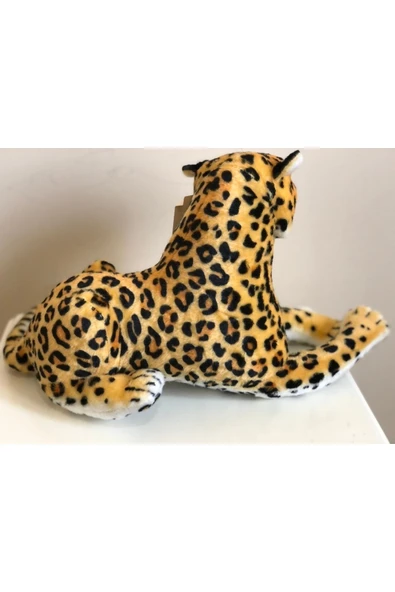 Sesli Kükreyen Leopar Peluş - Resim 2